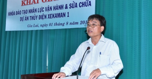 KHAI GIẢNG KHÓA ĐÀO TẠO NHÂN LWCH VẬN HÀNH & SỬA CHỮA DỰ ÁN THỦY ĐIỆN XEKAMAN1 TẠI CÔNG TY THỦY ĐIỆN IALY