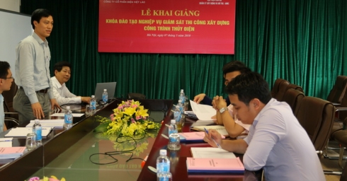 VIETLAOPOWER TỔ CHỨC ĐÀO TẠO NÂNG CAO NGHIỆP VỤ GIÁM SÁT THI CÔNG XÂY DỰNG CÔNG TRÌNH THỦY ĐIỆN