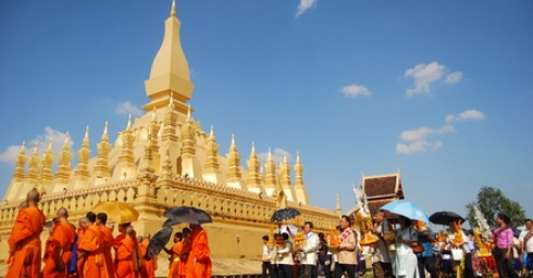 BunThat Luổng - Lễ hội văn hóa truyền thống của Lào