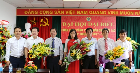  ĐẠI HỘI ĐẠI BIỂU CÔNG ĐOÀN CÔNG TY CP ĐIỆN VIỆT LÀO KHÓA V, NHIỆM KỲ 2017-2022
