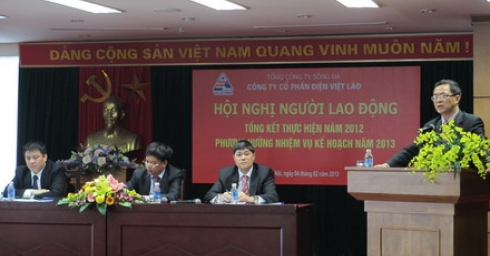 HỘI NGHỊ NGƯỜI LAO ĐỘNG CÔNG TY CỔ PHẦN ĐIỆN VIỆT LÀO