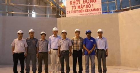 230KV Transmission Line and Unit 1 of XEKAMAN 1 HPP Started Successfully