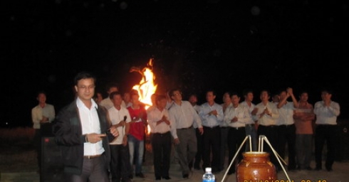 Đón xuân trên công trường thủy điện Xekaman 1