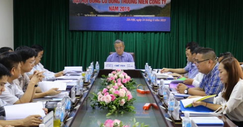 CÔNG TY CỔ PHẦN ĐIỆN VIỆT LÀO TỔ CHỨC HỌP ĐẠI HỘI ĐỒNG CỔ ĐÔNG THƯỜNG NIÊN NĂM 2019