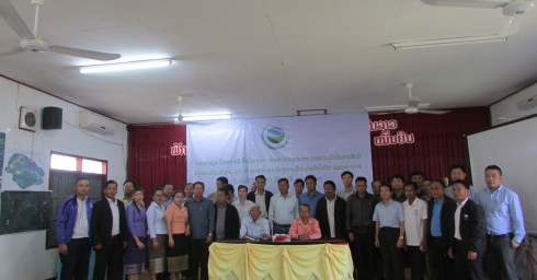 CÔNG TY CP ĐIỆN VIỆT LÀO LÀM VIỆC VỚI BỘ TÀI NGUYÊN THIÊN NHIÊN VÀ MÔI TRƯỜNG LÀO VỀ CÔNG TÁC MÔI TRƯỜNG, XÃ HỘI CỦA DỰ ÁN THỦY ĐIỆN XEKAMAN4