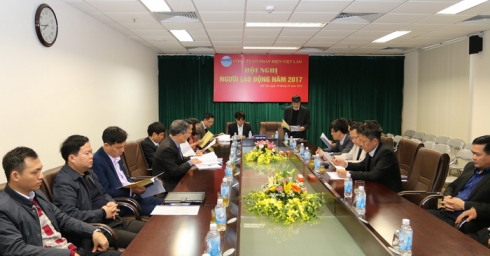 CÔNG TY CỔ PHẦN ĐIỆN VIỆT LÀO TỔ CHỨC HỘI NGHỊ NGƯỜI LAO ĐỘNG NĂM 2017