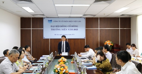 CÔNG TY CỔ PHẦN ĐIỆN VIỆT LÀO TỔ CHỨC THÀNH CÔNG ĐẠI HỘI ĐỒNG CỔ ĐÔNG THƯỜNG NIÊN NĂM 2023